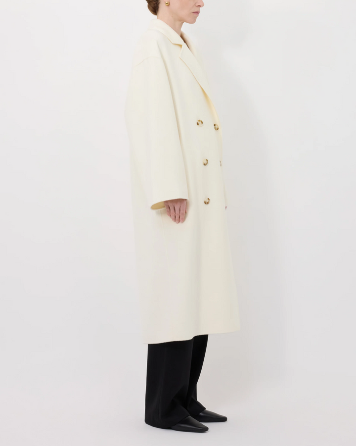 Borneo Long Coat | Ivory