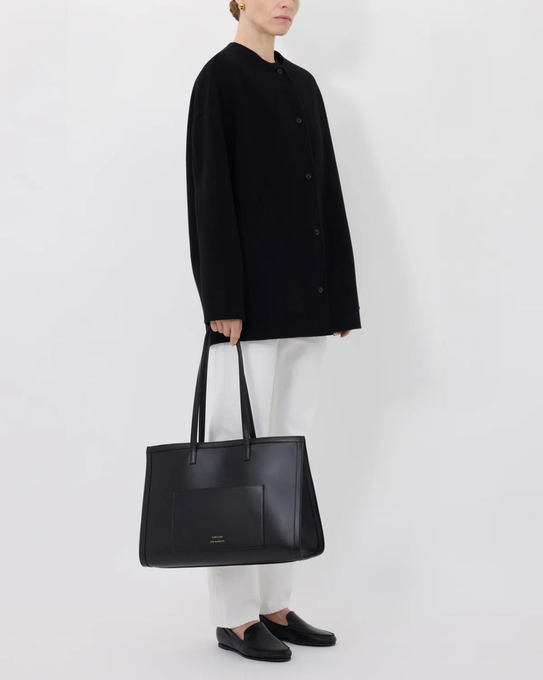 Dunne Single Breasted Coat | Black