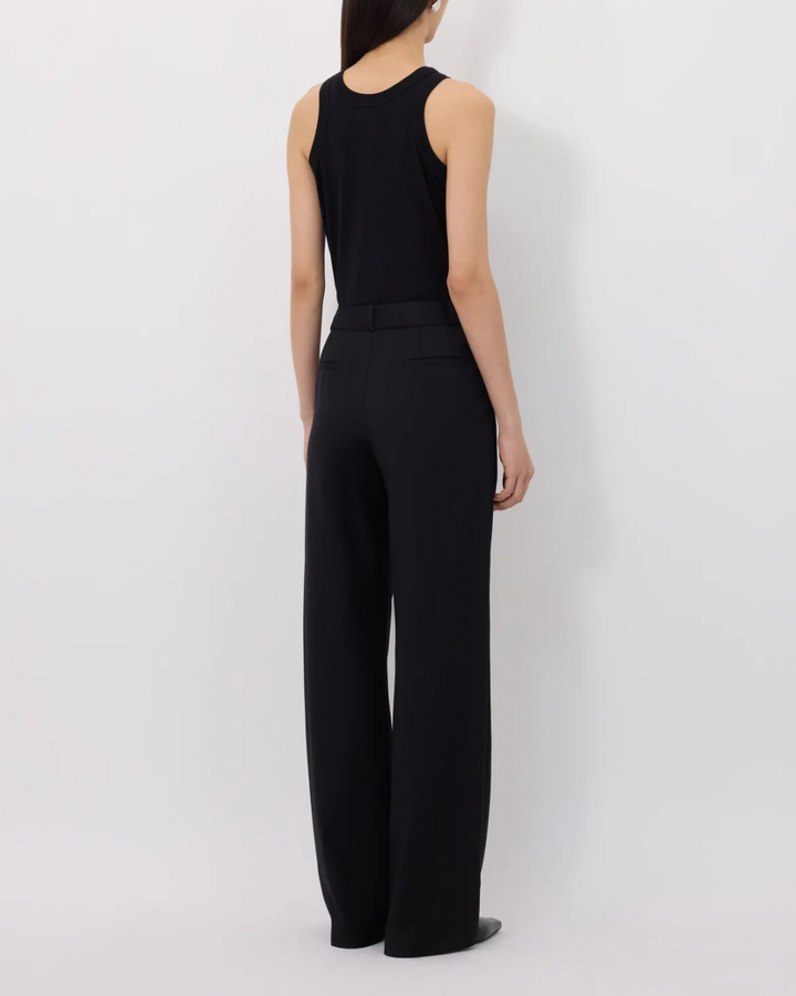 Sbiru Straight Leg Pants | Black