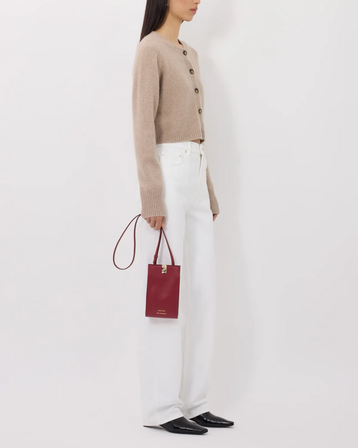 Zephir Cropped Cardigan | Beige Melange