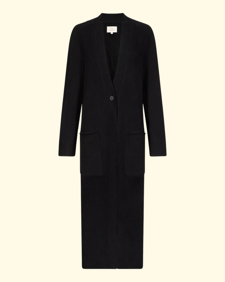 Smet Maxi Knit Cardigan | Black