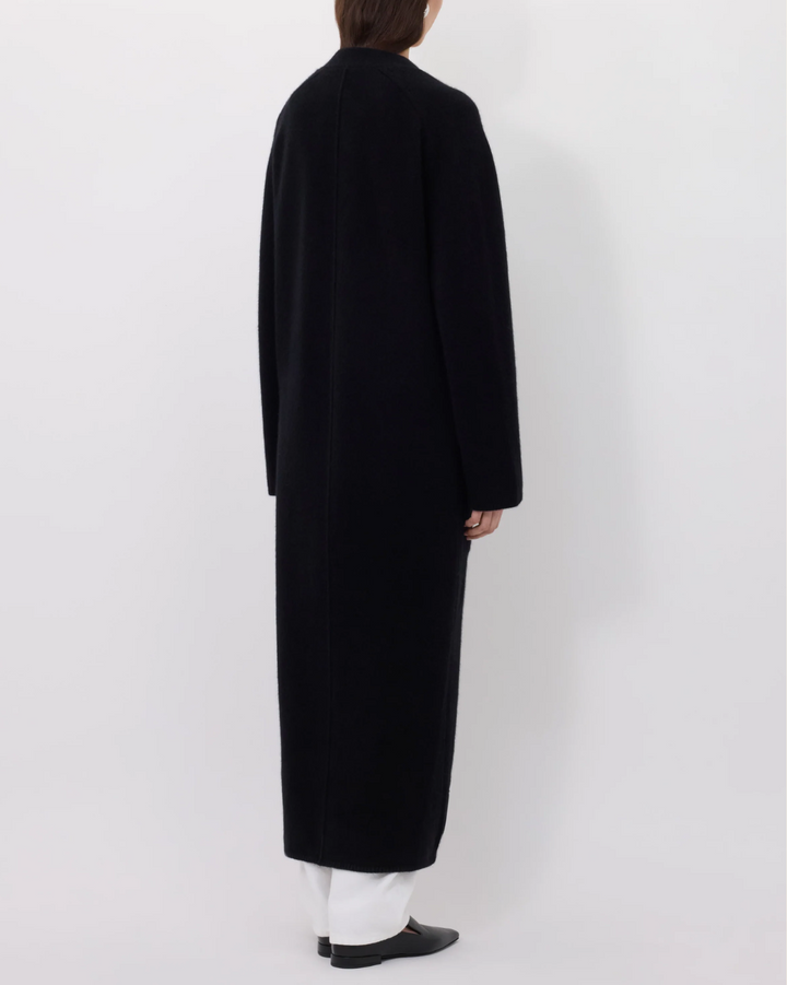 Smet Maxi Knit Cardigan | Black