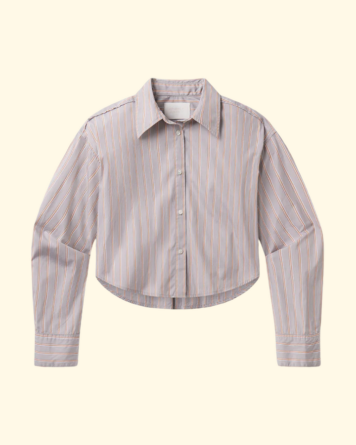 Ana Cropped Shirt | Noble Striped
