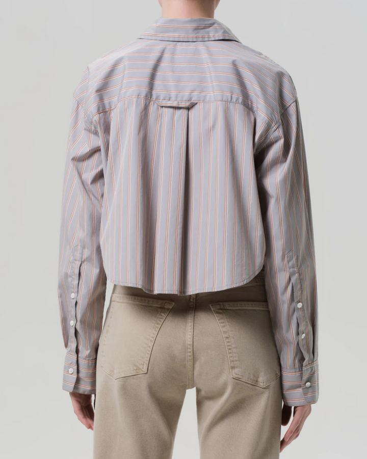 Ana Cropped Shirt | Noble Striped