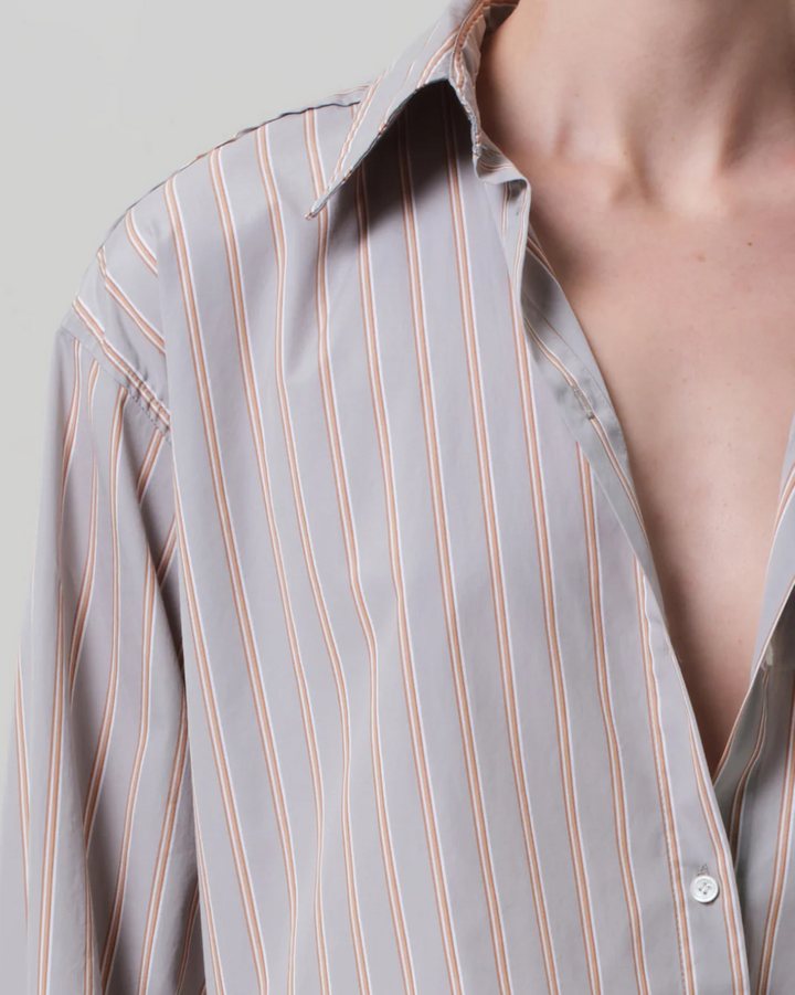 Ana Cropped Shirt | Noble Striped