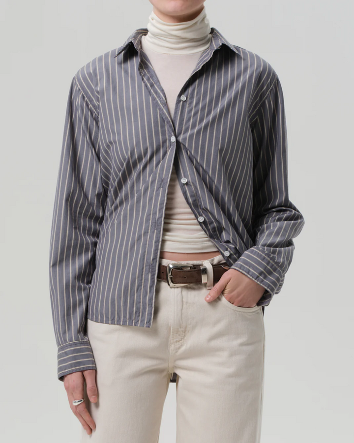 Avni Slim Shirt | Cleo Stripe