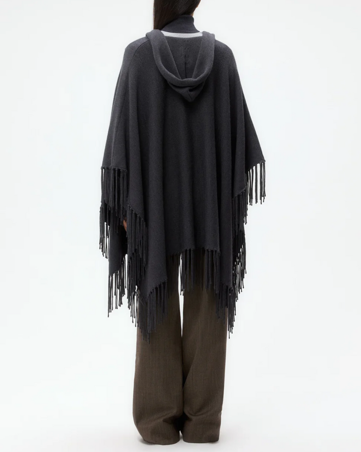Take Me Home Poncho | Charcoal Grey