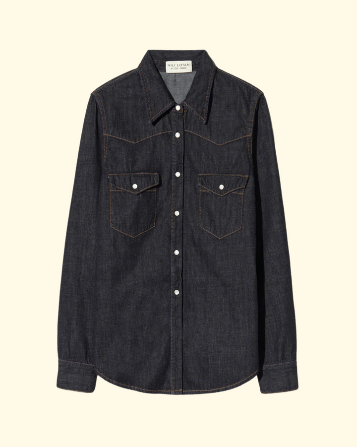 Travis Shirt | Indigo Rinse