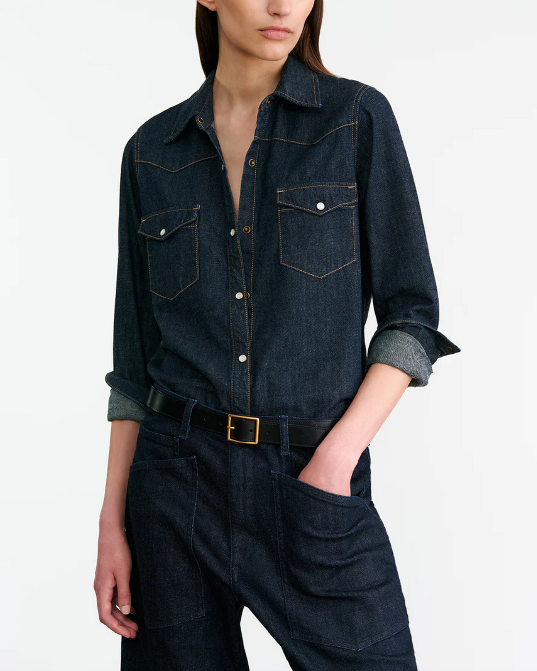 Travis Shirt | Indigo Rinse