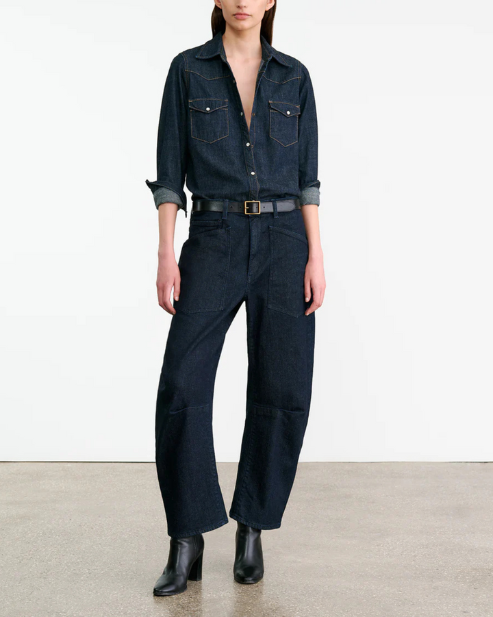 Travis Shirt | Indigo Rinse