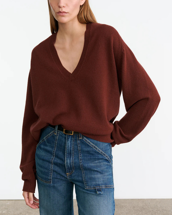 Feron Sweater | Dark Rust