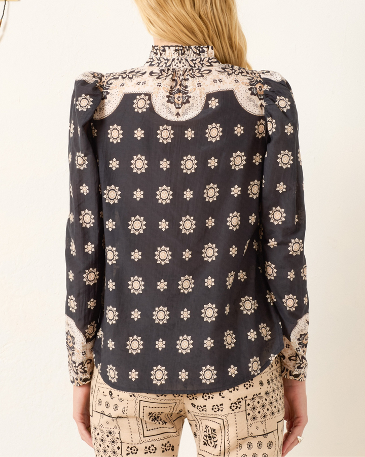 Artemis Bronco Bandana Shirt | Black Bandana