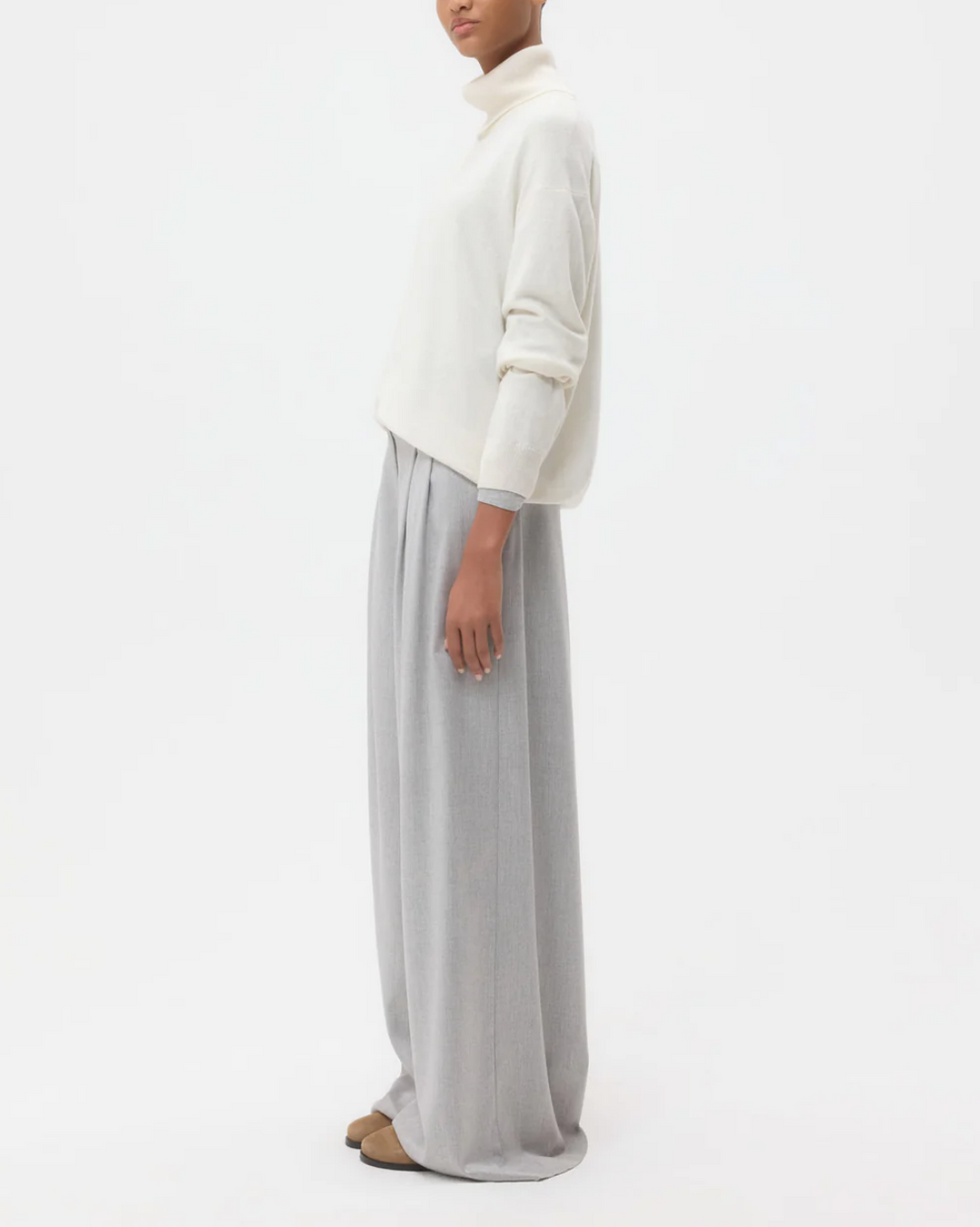 Easy T Neck | Ivory