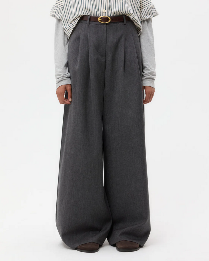 Avery Pant | Medium Heather Grey