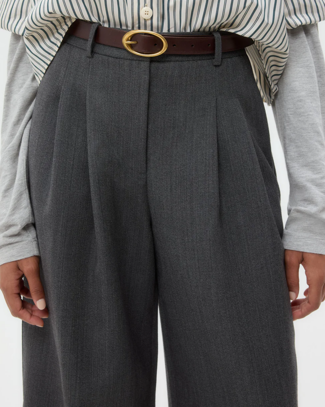 Avery Pant | Medium Heather Grey