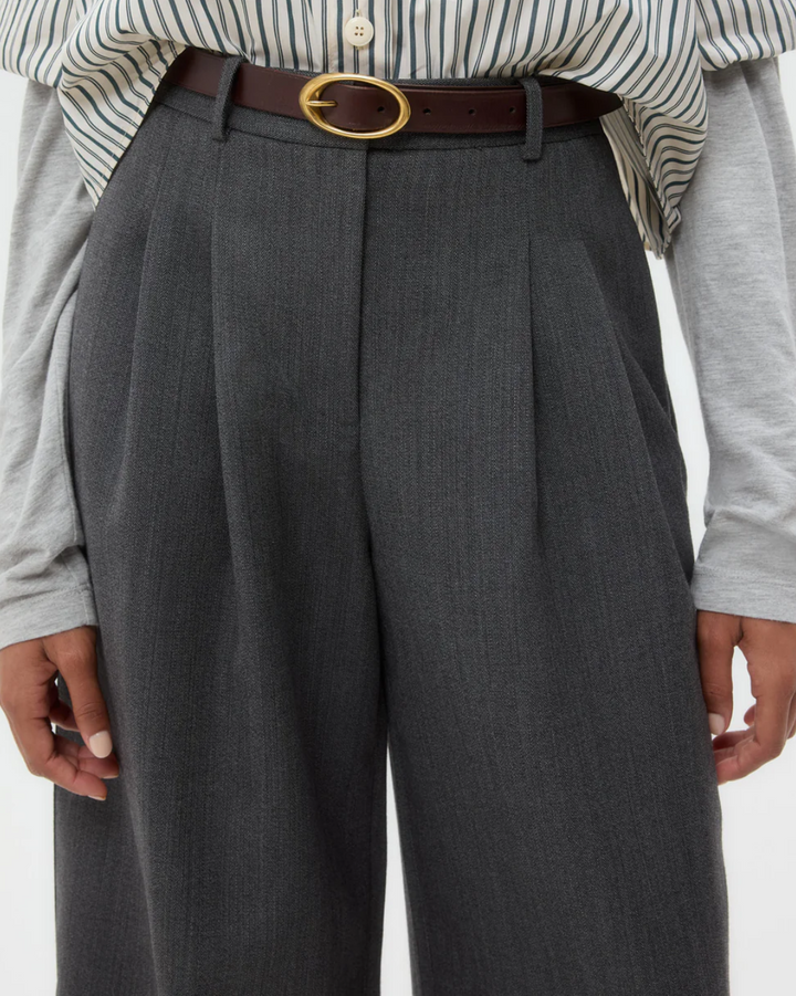 Avery Pant | Medium Heather Grey