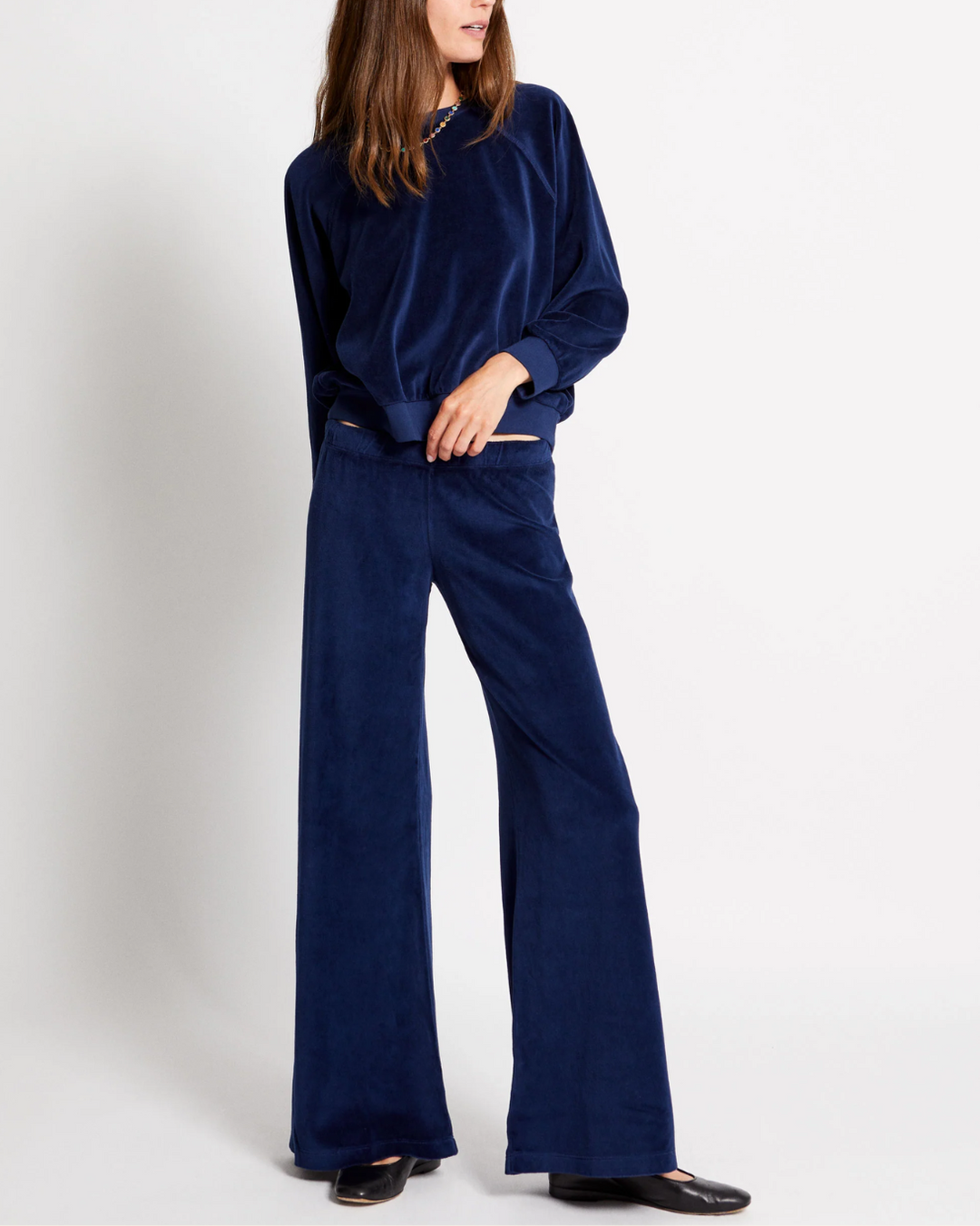Lito Low Rise Pant | Navy