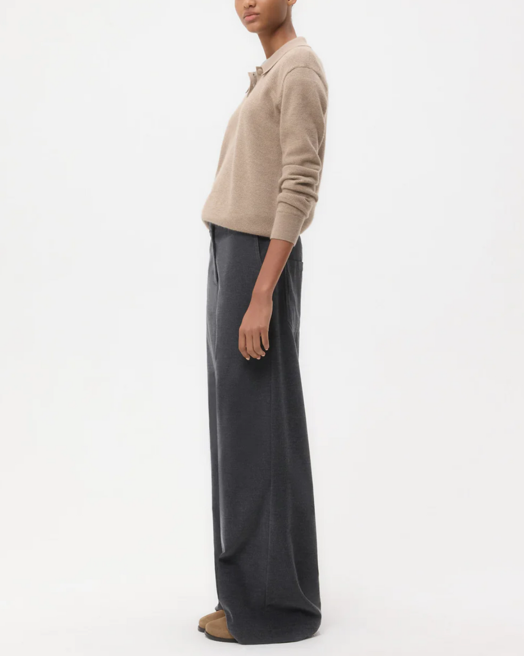 Dylan Pant | Charcoal Heather Grey Corduroy