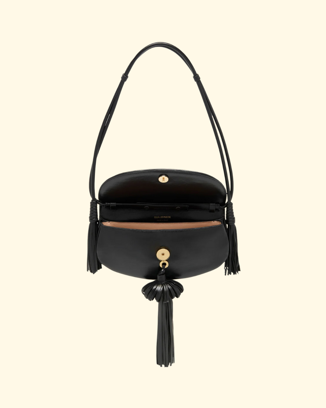 Paloma Tassel Flap Bag | Noir