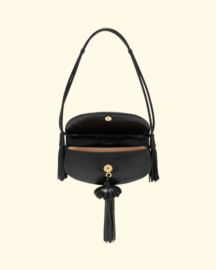 Paloma Tassel Flap Bag | Noir