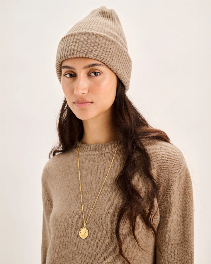 Bebe Beanie | Camel Cashmere
