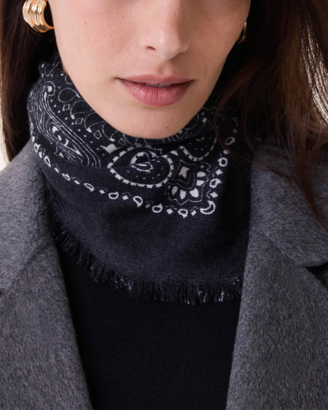 Hachiko Scarf | Noir