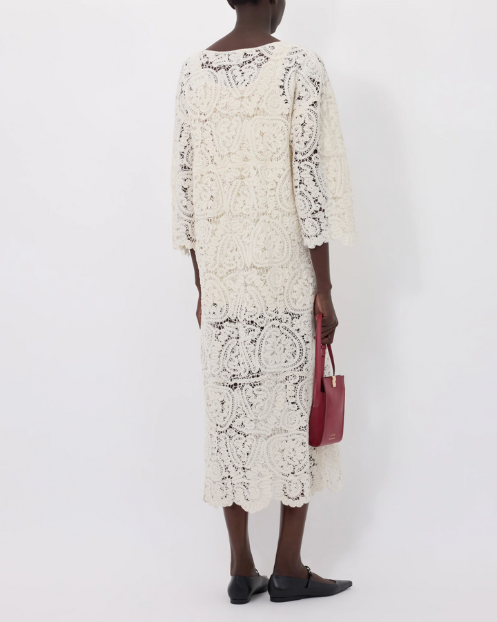 Ciko Ankle Length Dress | Ivory