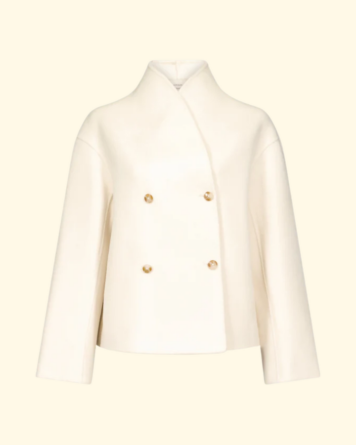 Meyer Double Breasted Jacket | Ivory