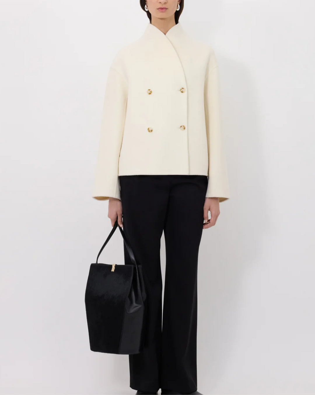 Meyer Double Breasted Jacket | Ivory