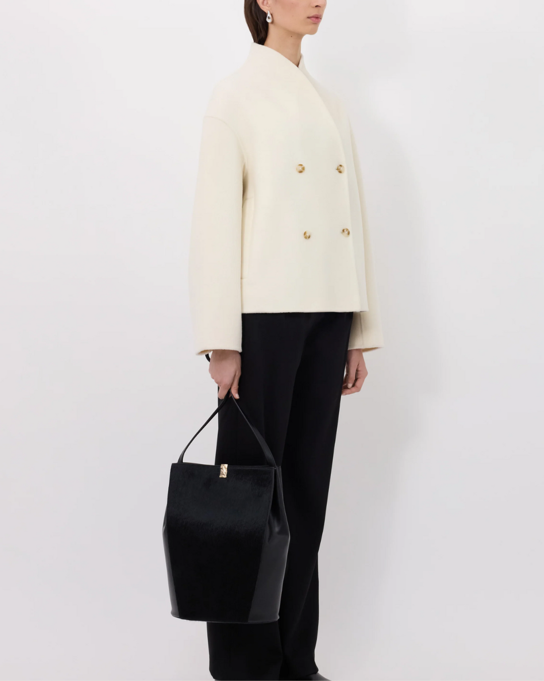 Meyer Double Breasted Jacket | Ivory