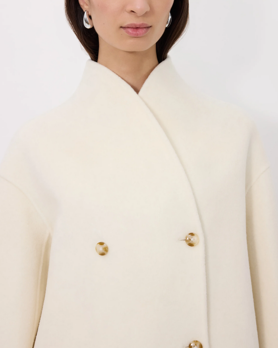 Meyer Double Breasted Jacket | Ivory