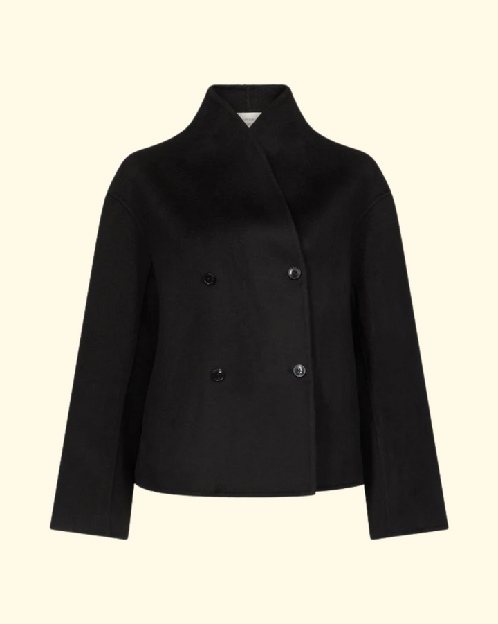 Meyer Double Breasted Jacket | Black