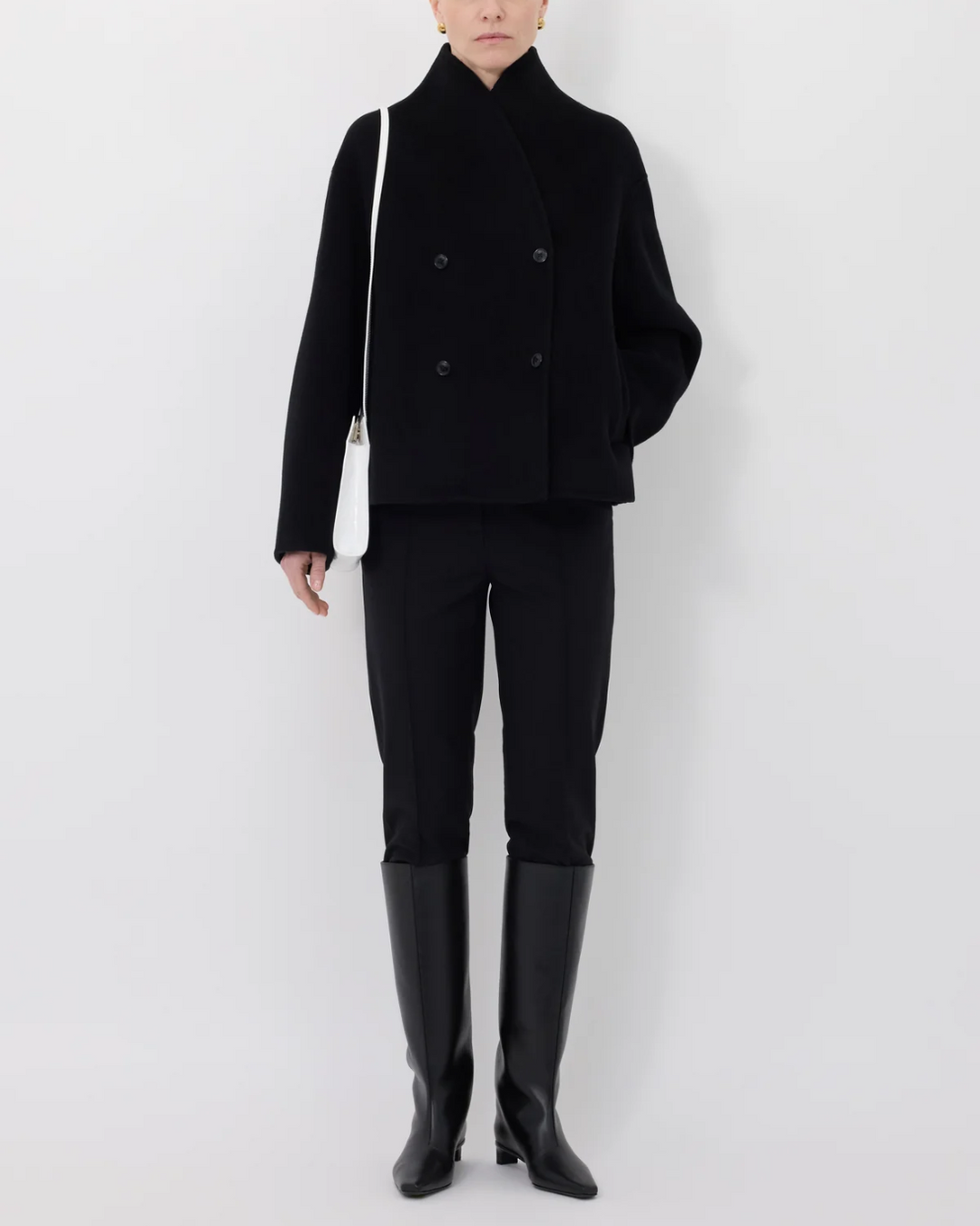 Meyer Double Breasted Jacket | Black