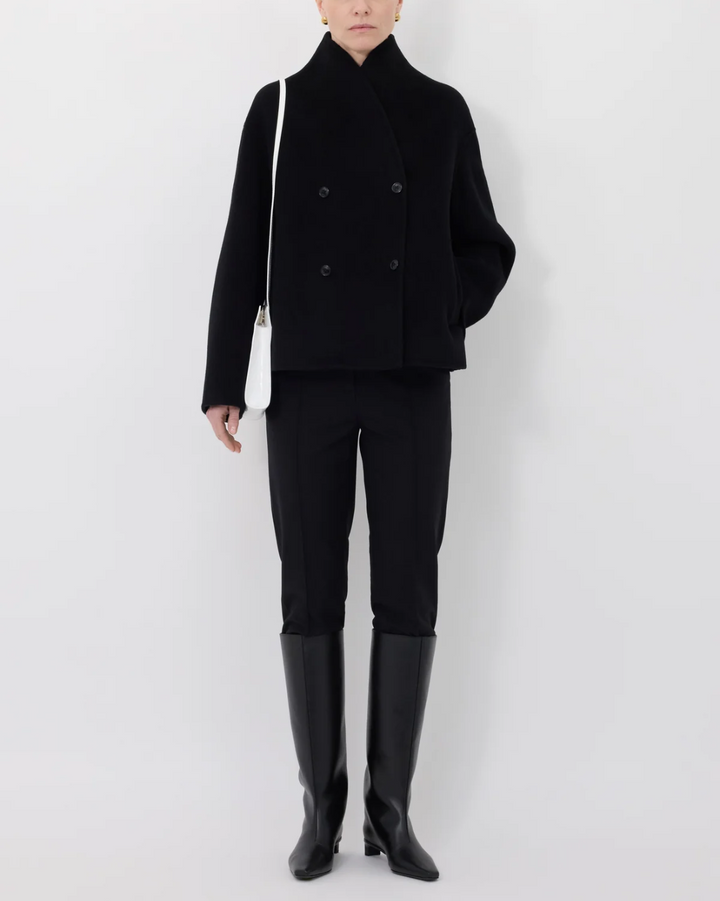Meyer Double Breasted Jacket | Black