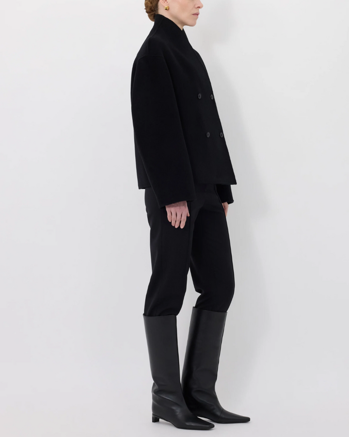 Meyer Double Breasted Jacket | Black