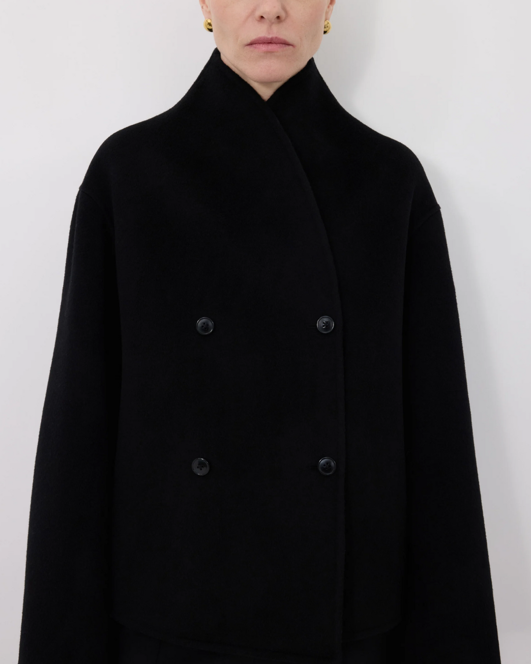 Meyer Double Breasted Jacket | Black