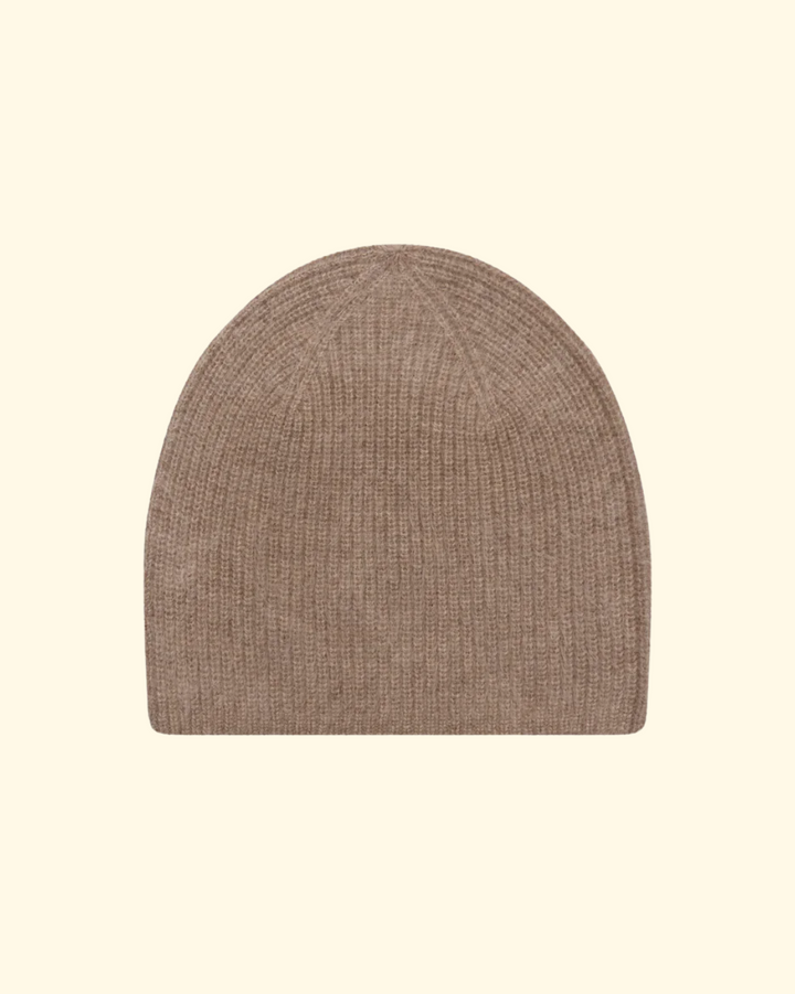Flyn Cashmere Beanie | Beige
