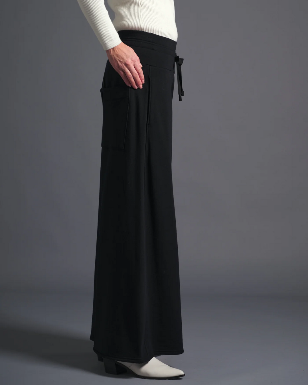 Laurel Pallazo Trouser | Black