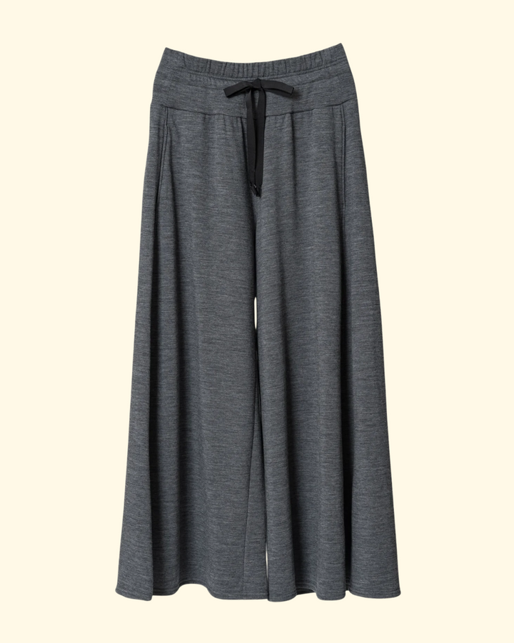 Laurel Pallazo Trouser | Dark Grey