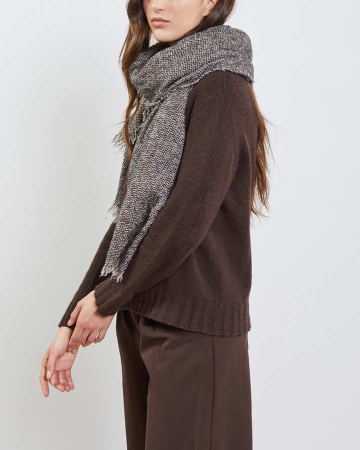 Alberto Scarf | Black/Brown/White