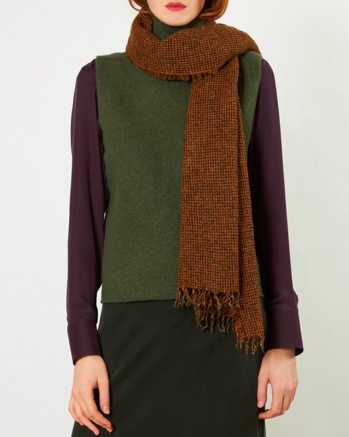 Marcolino | Black/Rust Checker