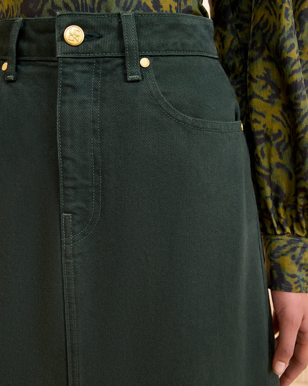 Anais Denim Skirt | Hunter