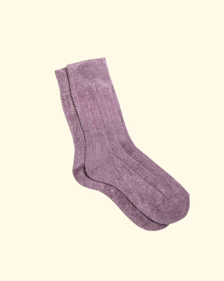 Fluffy Ribbed Sock | Susina