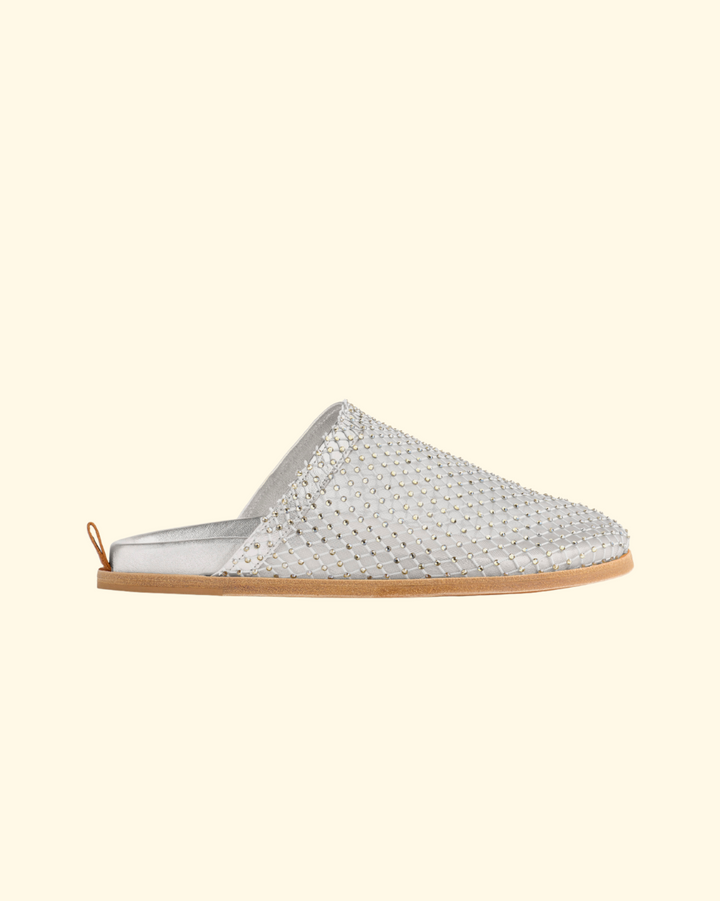 PREORDER Strass Mesh Flat Sabot