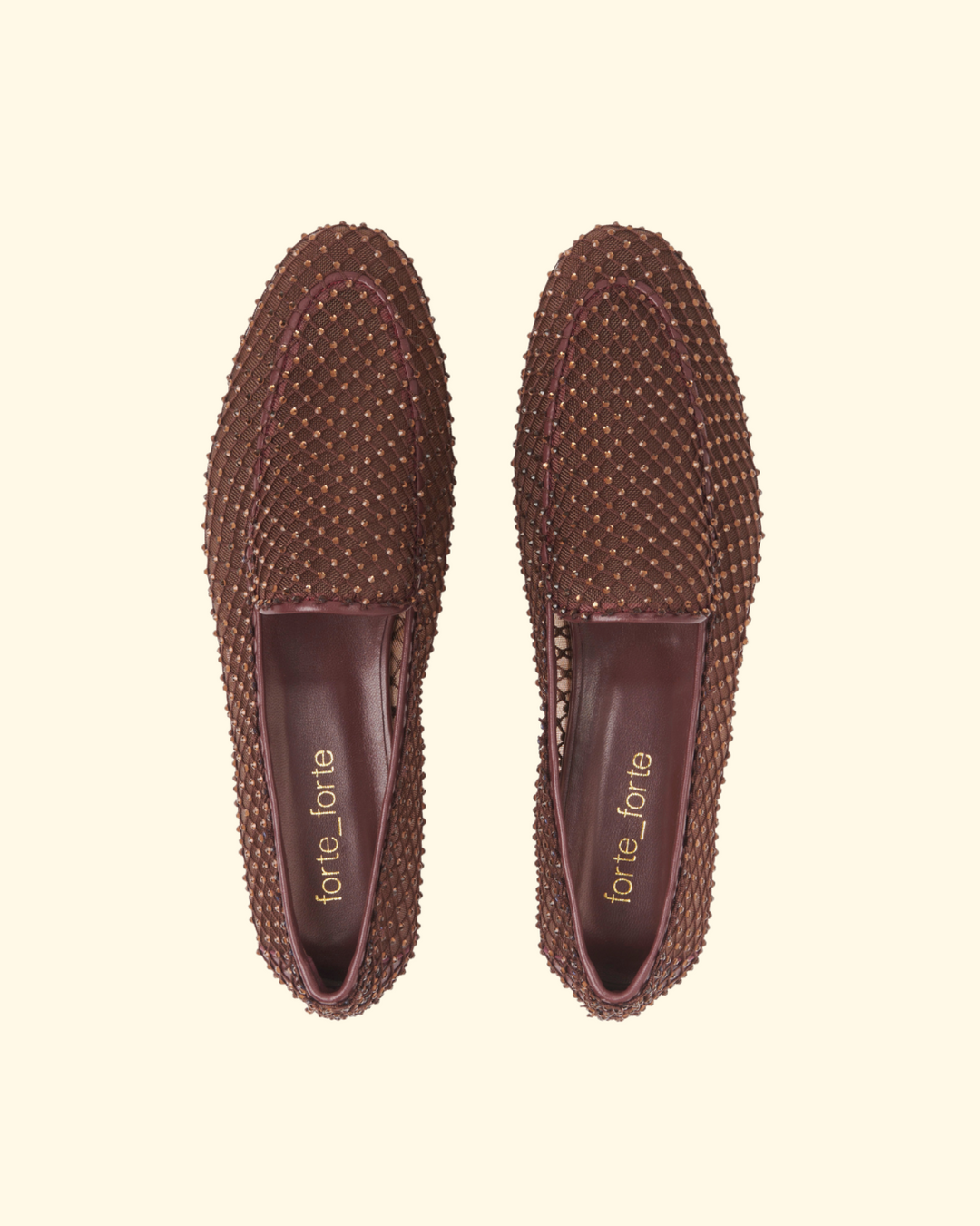 PREORDER Strass Mesh Loafer | Chocolat
