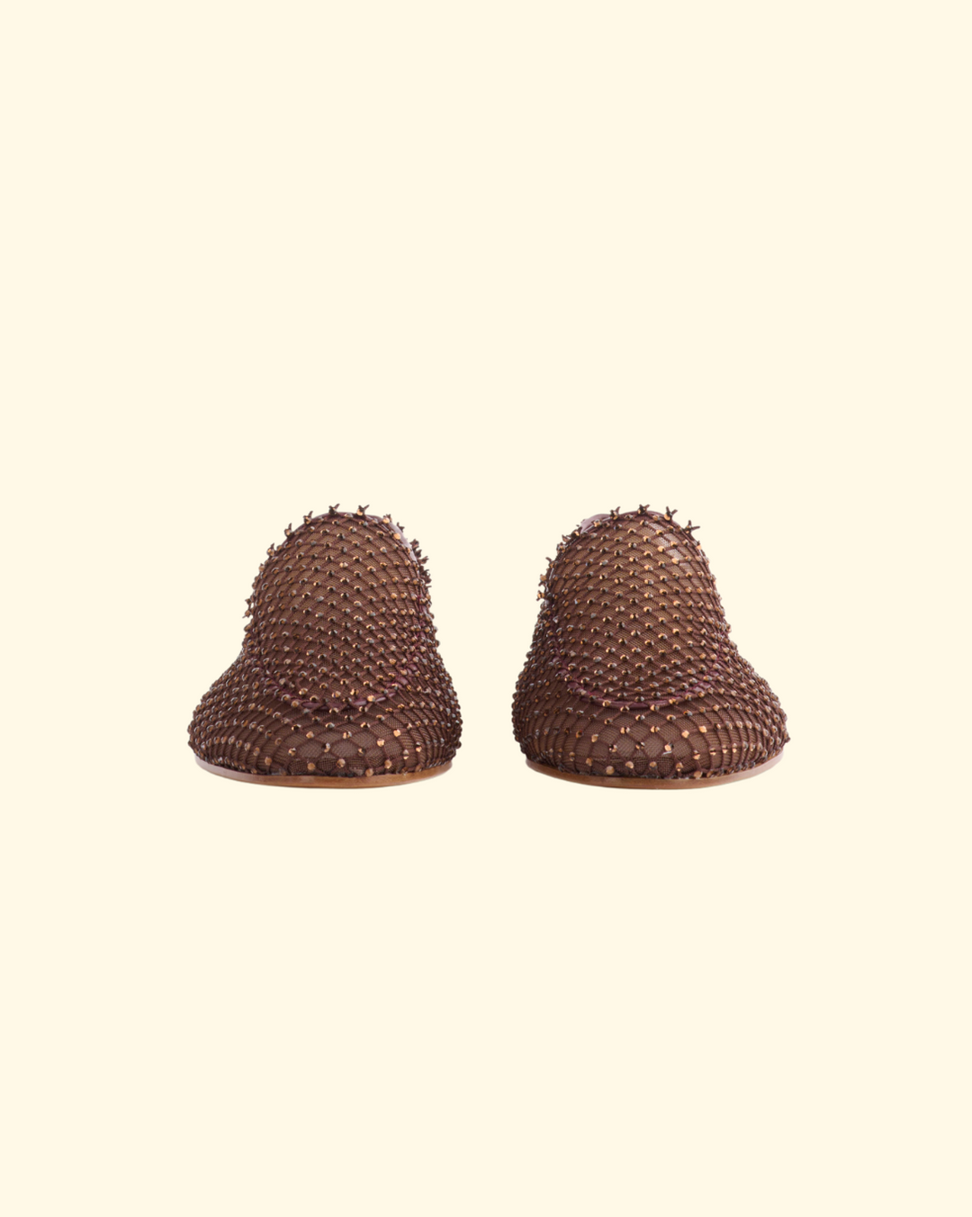 PREORDER Strass Mesh Loafer | Chocolat