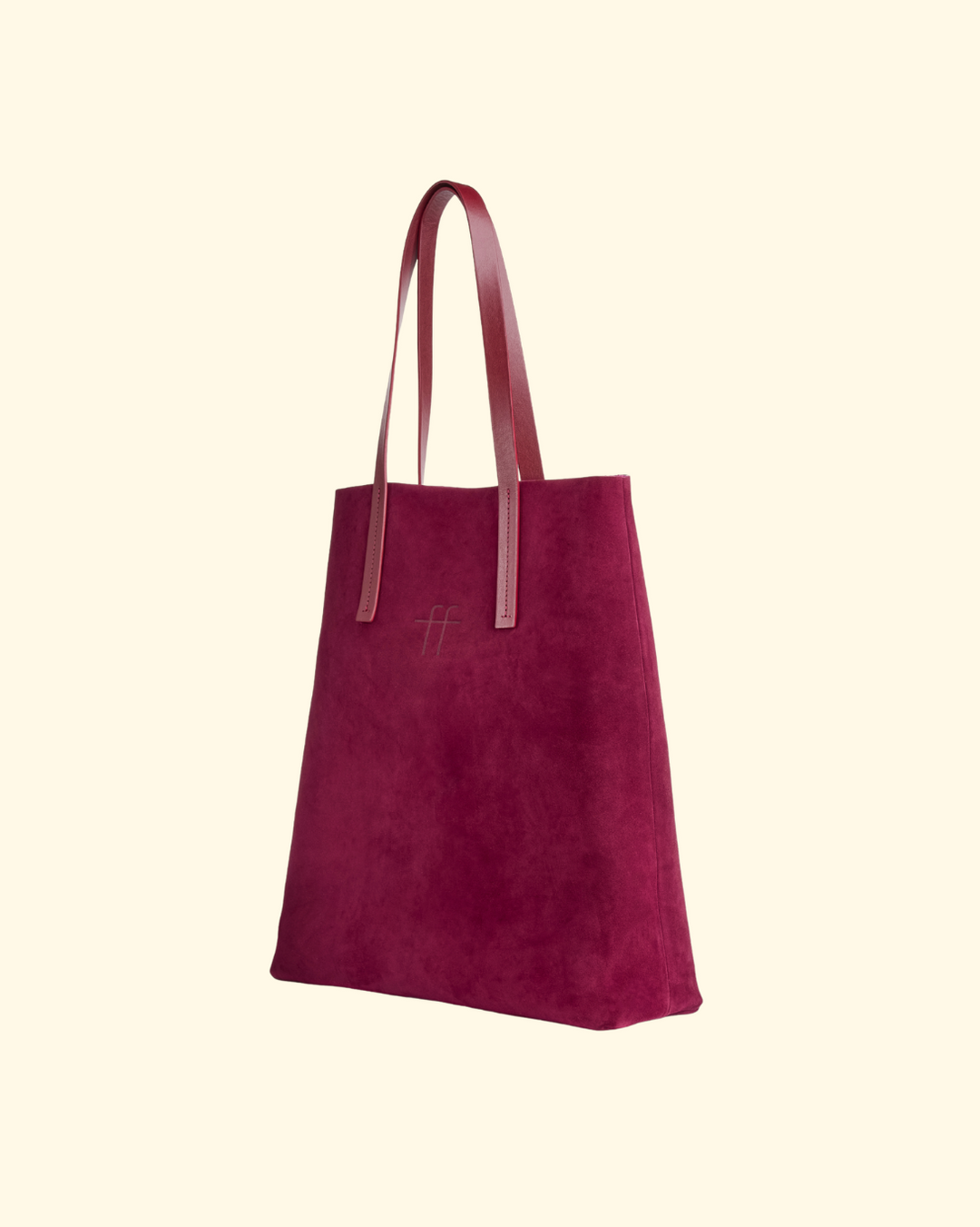 PREORDER My Musa Suede Big Shopper Bag | Rubis
