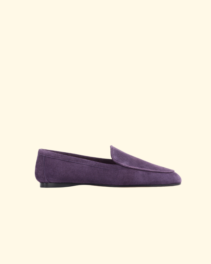 PREORDER Suede Loafer | Grape