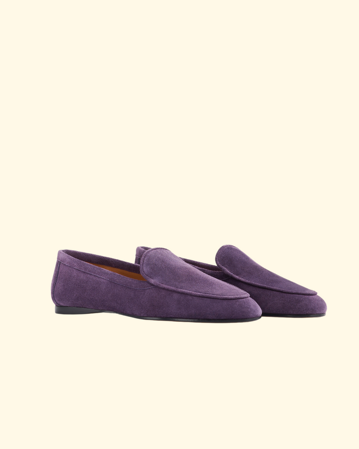 PREORDER Suede Loafer | Grape