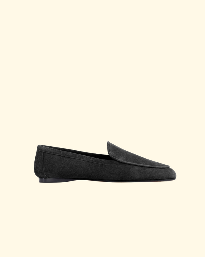 PREORDER Suede Loafer | Noir